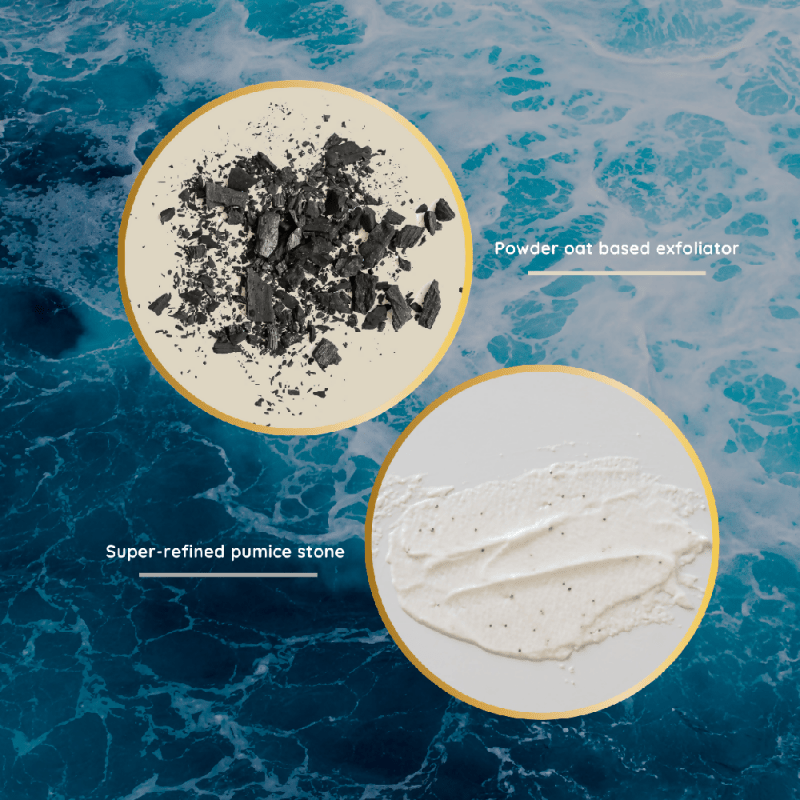 MG Skin Care Nature Volcanic Powder Face Scrub Exfoliator 30 ml – Natural Rock Face Exfoliator Scrub For Dead Skin Cells & Unclog Pores, this exfoliator face scrub treats Pigmentation + acne scaring + uneven skin tones - Face Care - British D'sire