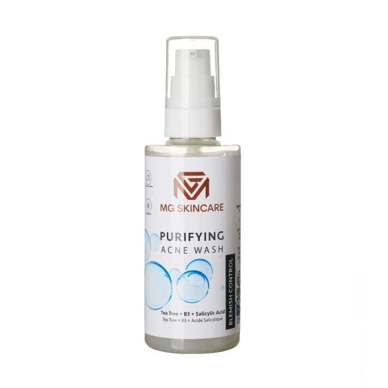 MG Skin Care - special acne face wash, Acne Foaming Face Wash with Salicylic acid formula. 100% natural, Face wash for oily skin, pigmentation, dull, congestion, and any type of scars 150 ml - Face Care - British D'sire