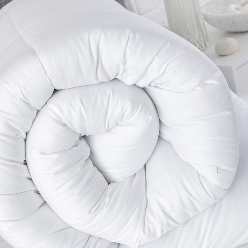 Microfibre Soft Like Down Duvet + 2 Pillows Non Allergenic Hollow Filling - British D'sire