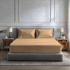 Microfibre Soft Touch Fitted Sheet 40cm Extra Deep Skirt Plain Dyed Bed Linen - British D'sire