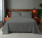Microfibre Soft Touch Flat Sheet Plain Dyed Bed Linen - White - Single - British D'sire