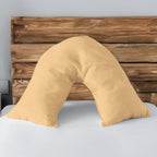 Microfibre Soft Touch V Shape Plain Dyed Pillowcase - Duck Egg - British D'sire