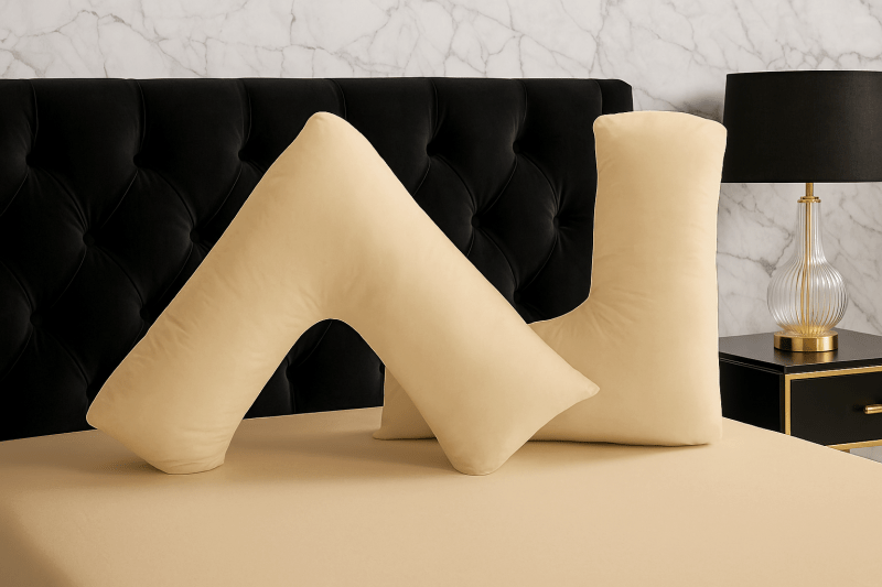 microfibre V Shape Pillowcase - British D'sire