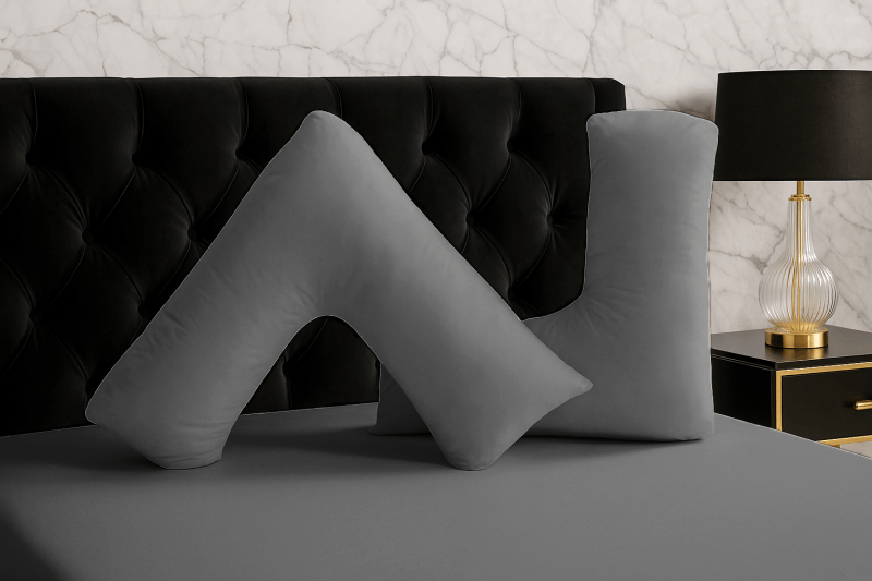 microfibre V Shape Pillowcase - British D'sire