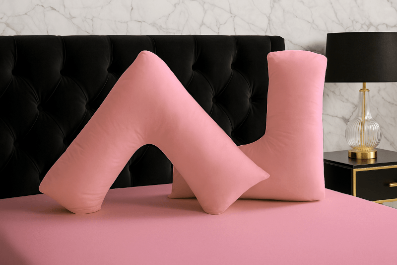 microfibre V Shape Pillowcase - British D'sire