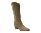 Mid Calf Western Embroidered Cowboy Boots - Boots - British D'sire