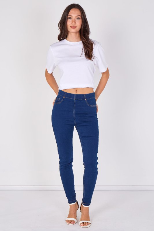 Mid Wash Stretch Jeggings Secondary image