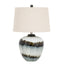 Midnight Shadows Table Lamp With Linen Shade - Lamps - British D'sire