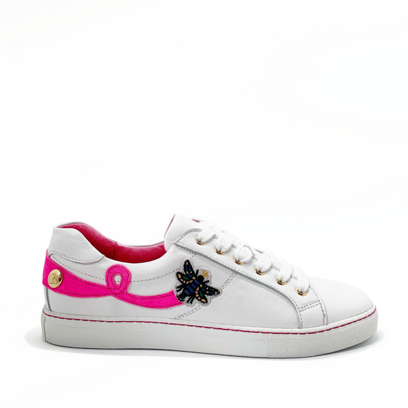 Miel White B - Line sneaker - Sneaker - British D'sire