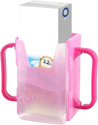 Milk Carton Holder With Handle Reusable Juice Box Bag Holder No Squeeze Adjustable Folding Food Pouch And Milk Box Holder For Kids - Milk Carton Holder - British D'sire