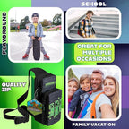 Minecraft Boys Crossbody Bag with Adjustable Strap - Gamer Gifts - Cross Bag - British D'sire