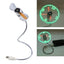 Mini Durable USB Clock Time Display Flexible LED Light Fan, DC 5V - British D'sire