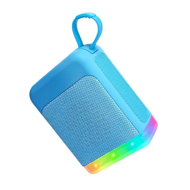 Mini Retro Bluetooth Speaker With RGB Lights TF Card & U Disk Plug - In Desktop Audio(Blue) - British D'sire Main image