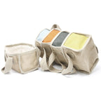 Mini Shopping Basket - 16X10X12cm - Charcoal - Stacking Natural Jute Baskets - British D'sire