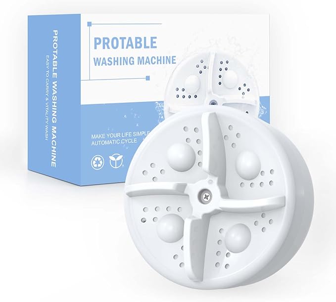 Mini Washing Machine, Portable Washing Machine, Camping Washing Machine, 3 In 1 Mini Washer with USB Powered for Home, Travel, Business, Camping, Dormitory - British D'sire Main image