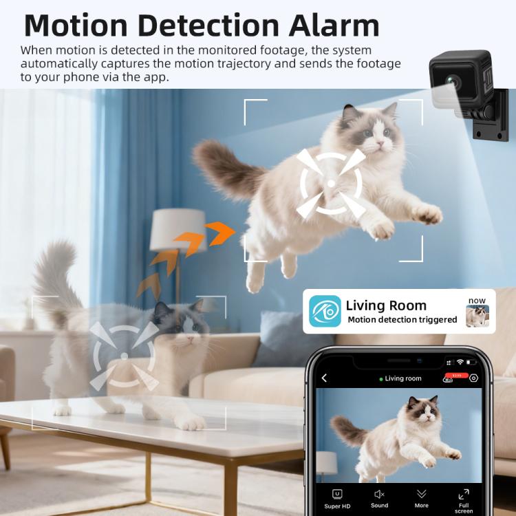 Mini Wireless Battery-Powered Camera(White) - British D'sire