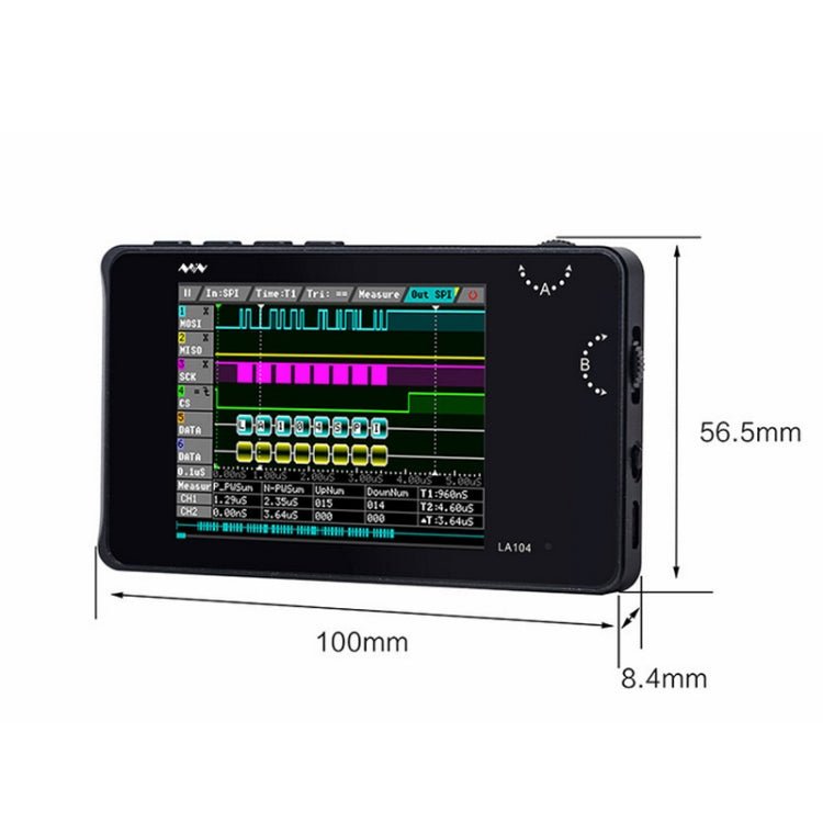 MINIWARE LA104 Logic Analyzer 4-Channel Debugging Assistant Sampling Analog Oscilloscope Secondary image