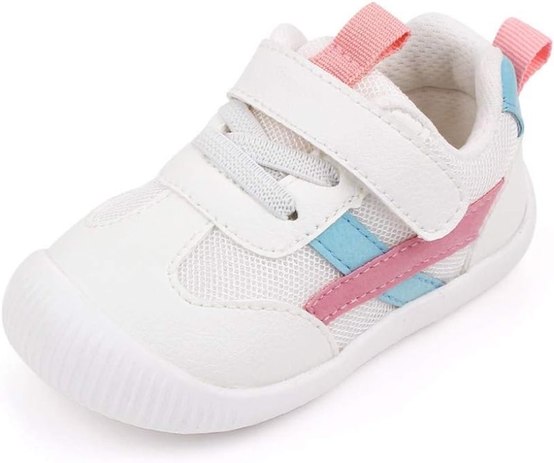 MK MATT KEELY Baby Boys Girls First Walking Shoes Toddler Anti-Slip Soft PU Leather Prewalker Sneakers Secondary image