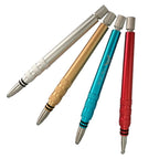 MM VWAN Magic Hairdressing Eyebrow Trimming Engraving Pen Scoring Stainless Steel Razor(Golden) - British D'sire