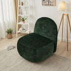 Modern Chenille Upholstered Lounge Chair - Lounge Chair - British D'sire