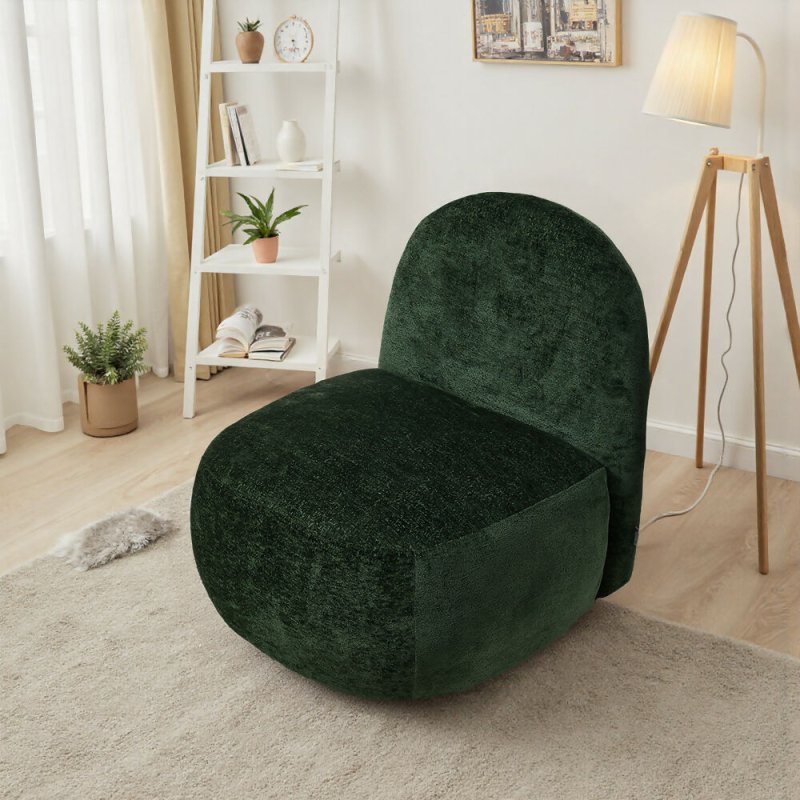 Modern Chenille Upholstered Lounge Chair - Lounge Chair - British D'sire