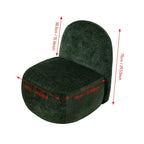Modern Chenille Upholstered Lounge Chair - Lounge Chair - British D'sire