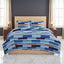 Modern Colour Block Duvet Cover Stylish Geometric Bedding for Bedroom Style - Double - British D'sire