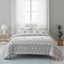 Modern Feather Design Duvet Set Elegant Cozy Bedding for Bedrooms - Double - British D'sire