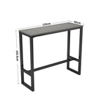 Modern Garden Bistro High Bar Table Grey - Bar Table - British D'sire
