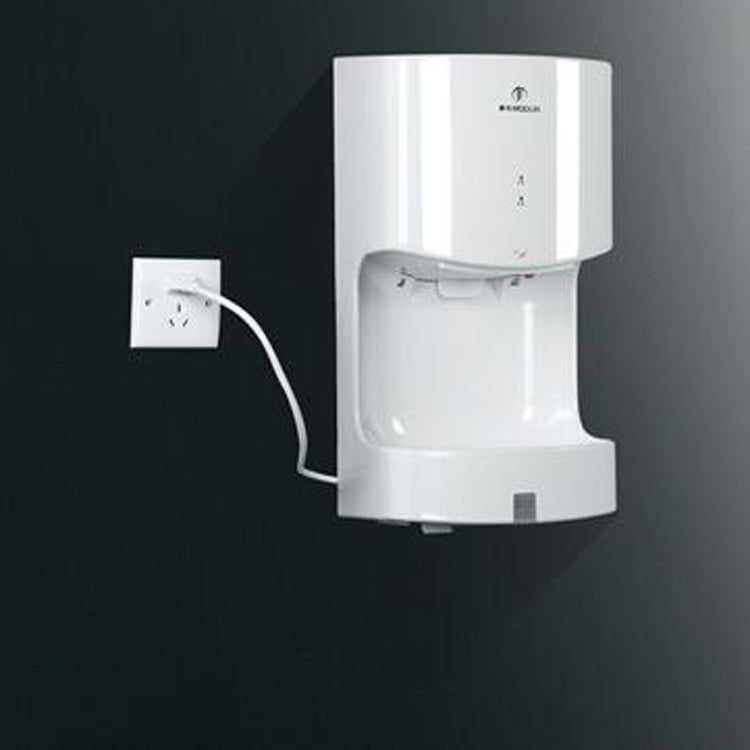 MODUN High Speed Fully Automatic Induction Intelligence Hand Dryer Hot and Cold Hand Dryer for Toilet, size:250*165*470MM(white) - British D'sire