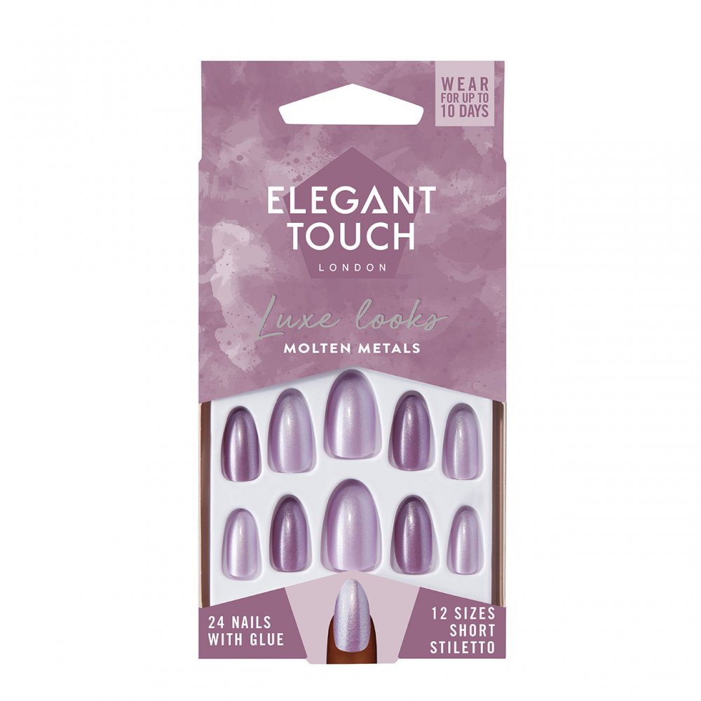 Elegant Touch Luxe Looks Nails Molten Metals Secondary image