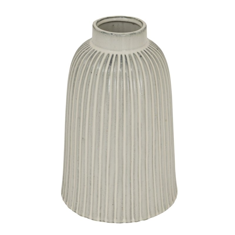 Monte Large Bell Vase - Stone Glass Decorative Vase - Vases - British D'sire