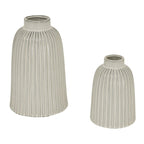 Monte Medium Bell Vase - Stone Ceramic Decorative Vase - Vases - British D'sire