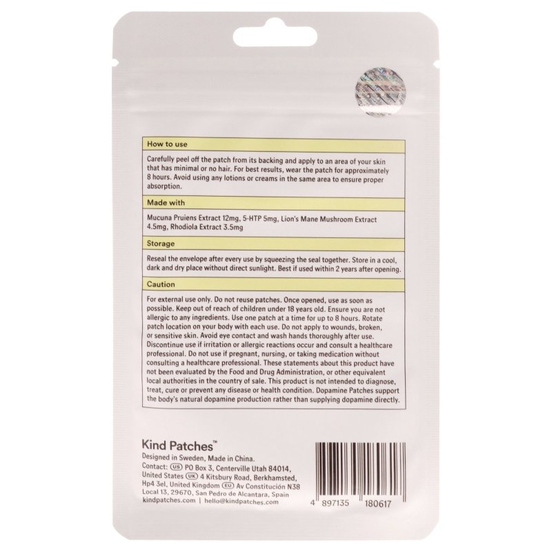 Mood Plus Patches by Kind Patches for Unisex - 30 Count Patches - Patches - British D'sire