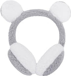 Moonlove Kids Lovely Cartoon Animal Reindeer Fox Earmuff Ear Cover Soft Velvet Cute Ear Warmer Wrap Adjustable for Children Girls Boys Age 3 - 10 Years Old - Earmuff - British D'sire