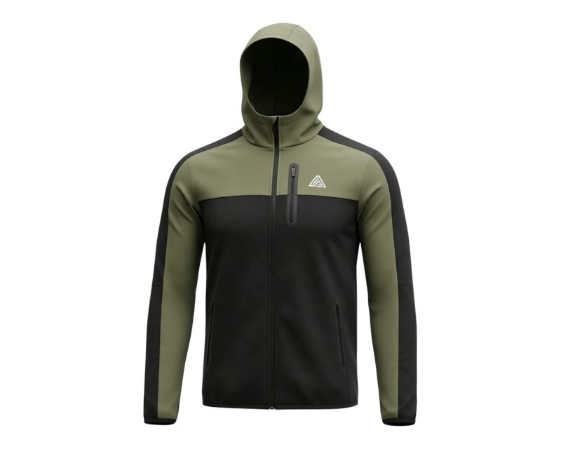 Mountain Views Colour Block Full Zip Hooded Tracksuit - Tracksuit - British D'sire