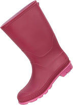 Mountain Warehouse Plain Kids Wellies - Waterproof, Soft Jersey Lined Wellington Boots with Gripped Sole for Boys & Girls - for Spring Summer, Rain, School, Outdoors - Kids shoes - British D'sire