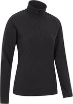 Mountain Warehouse Women's Camber Half Zip Striped Fleece - Lightweight, Warm & Cosy Top with Anti - Pill - Best for Camping, Outdoors, Travelling & Hiking - Hoodies & Sweatshirts - British D'sire