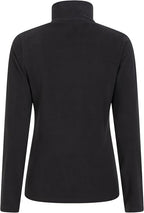 Mountain Warehouse Women's Camber Half Zip Striped Fleece - Lightweight, Warm & Cosy Top with Anti - Pill - Best for Camping, Outdoors, Travelling & Hiking - Hoodies & Sweatshirts - British D'sire