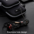 Moutux Outdoor Running Cell Phone Arm Bag Unisex Waterproof Sport Armband(Black) - British D'sire
