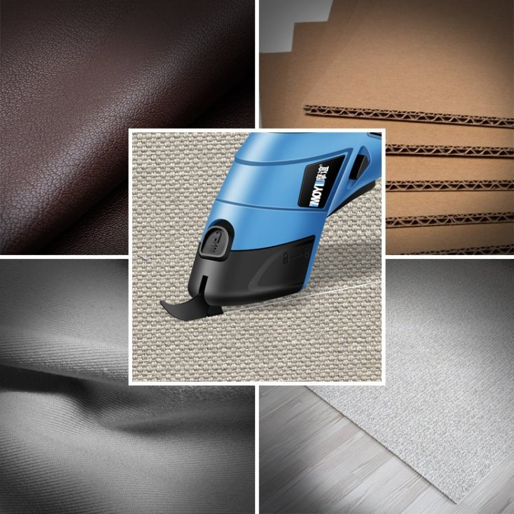 MOYI Electric Scissors Handheld Cloth Paper Box Cutting Tool, Specifications: Double Blade Paper Box - British D'sire