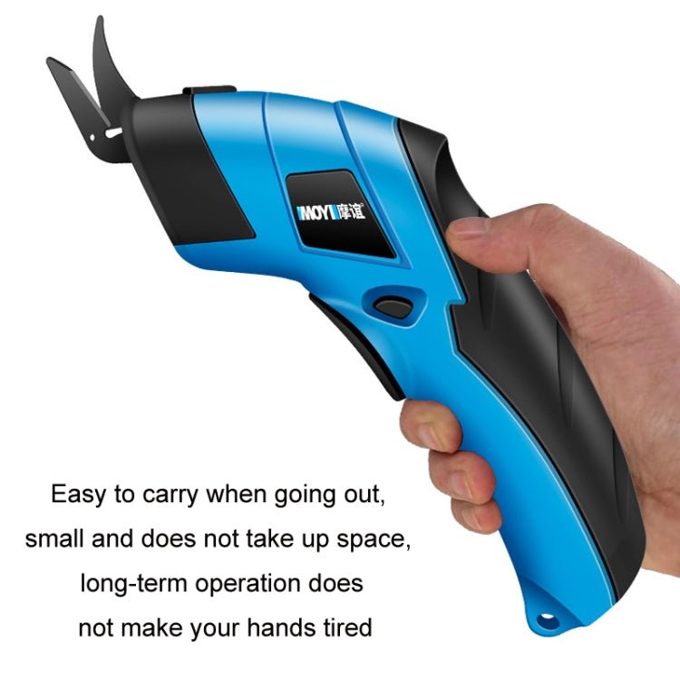 MOYI Electric Scissors Handheld Cloth Paper Box Cutting Tool, Specifications: Double Blade Plastic Box - British D'sire