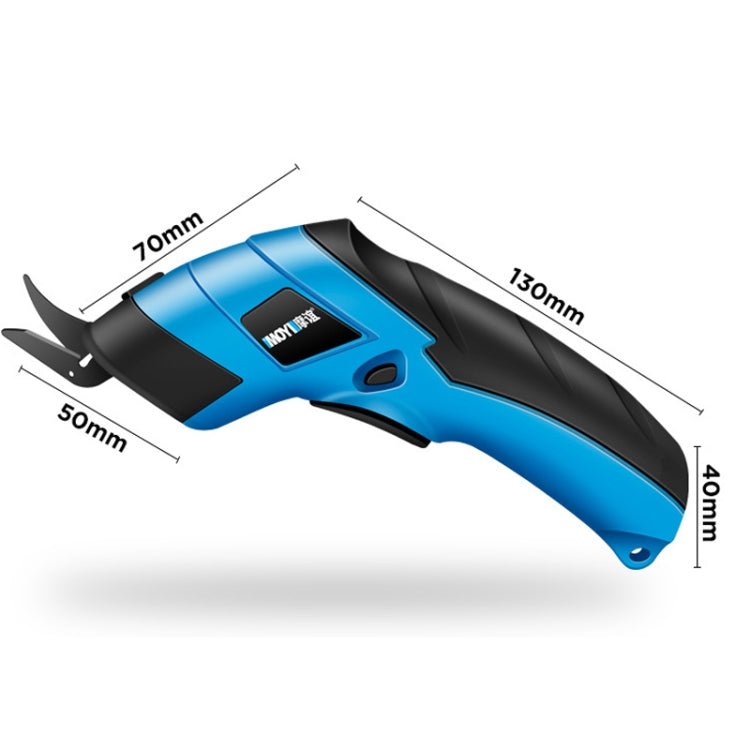 MOYI Electric Scissors Handheld Cloth Paper Box Cutting Tool, Specifications: Double Blade Plastic Box - British D'sire