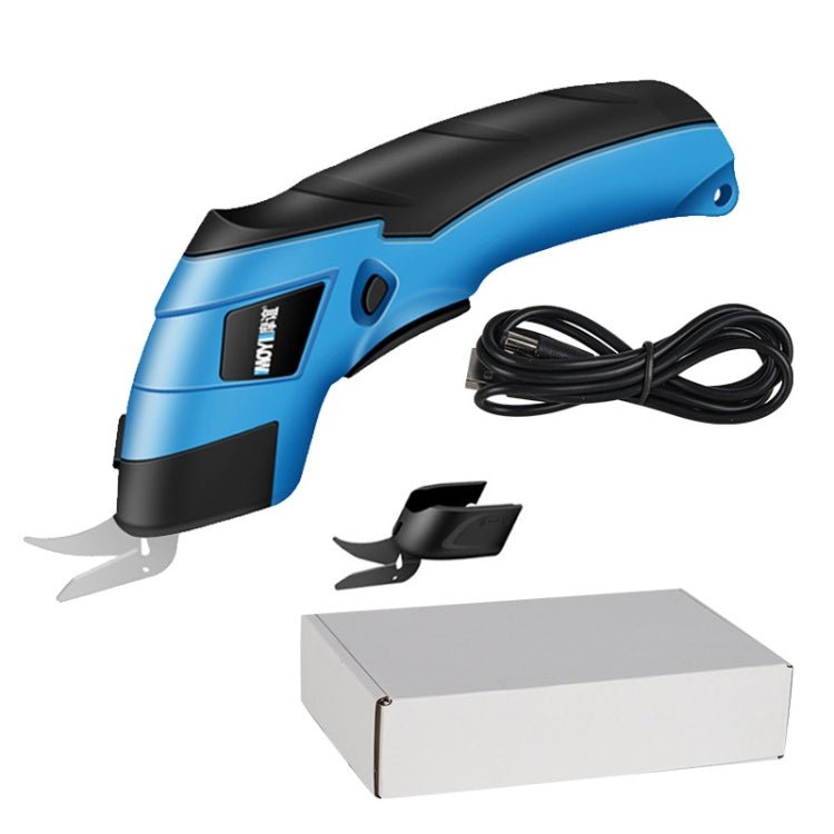 MOYI Electric Scissors Handheld Cloth Paper Box Cutting Tool, Specifications: Single Blade Paper Box Secondary image