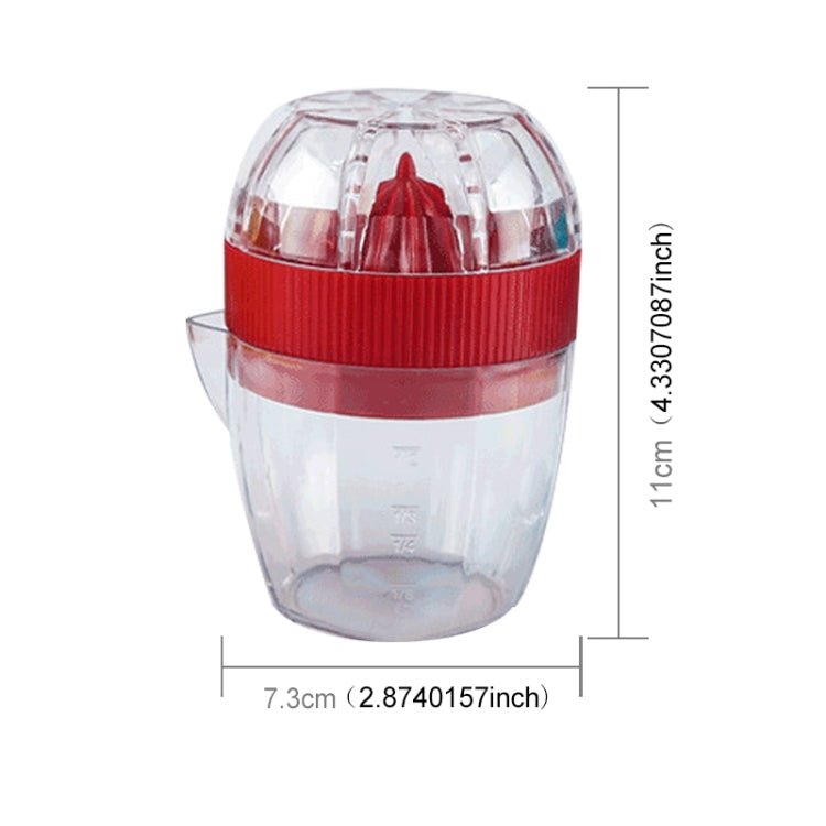 Multi - function Manual Mini Lemon Juicer with a Graduation Cup Juicer (Random Color Delivery) - British D'sire