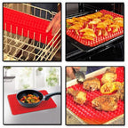 Multi - function Silicone Barbecue Pad / Food Pad(Red) - British D'sire
