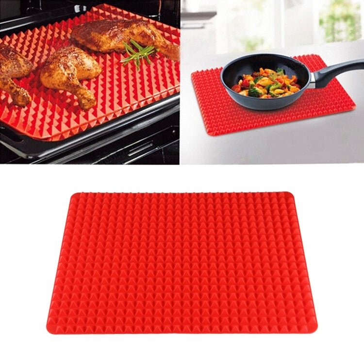 Multi - function Silicone Barbecue Pad / Food Pad(Red) - British D'sire