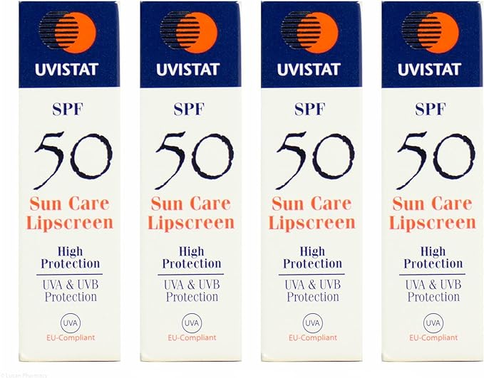 Multibuy 4x UVISTAT SPF 50 Sun Care Lipscreen - 5g - British D'sire