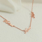 Multiple Name Necklace - personalized name necklace - Necklace - British D'sire