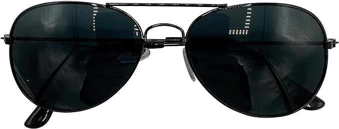 Mustavo Childrens Black Sunglasses Kids Childs Boys Girls Black Lense Lightweight Frame UV400 Retro Classic Pilot Style - British D'sire